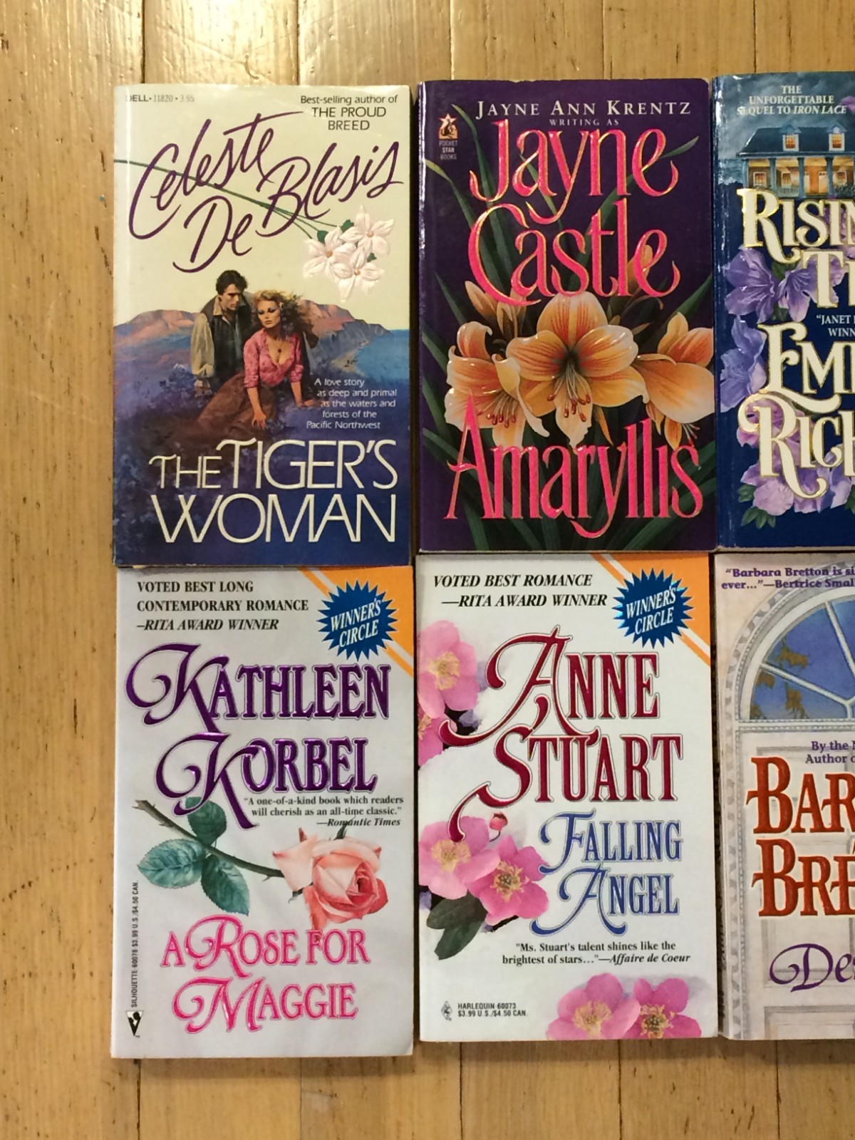 Qty 9 – Random Romantic Novels – Misc Authors – Paperback lot 4