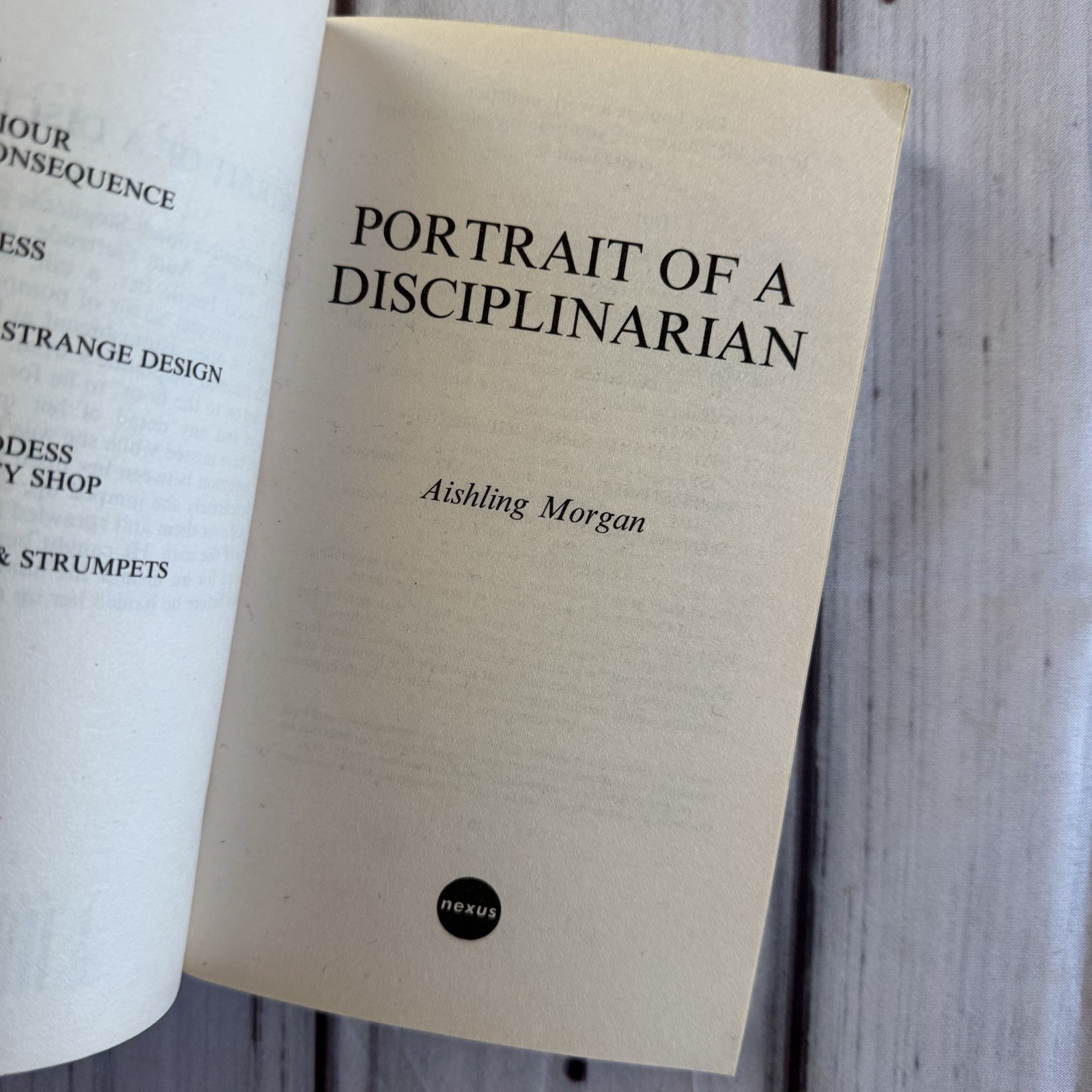 Portrait of a Disciplinarian Nexus By Aishling Morgan Sleaze Smut Adult Erotic