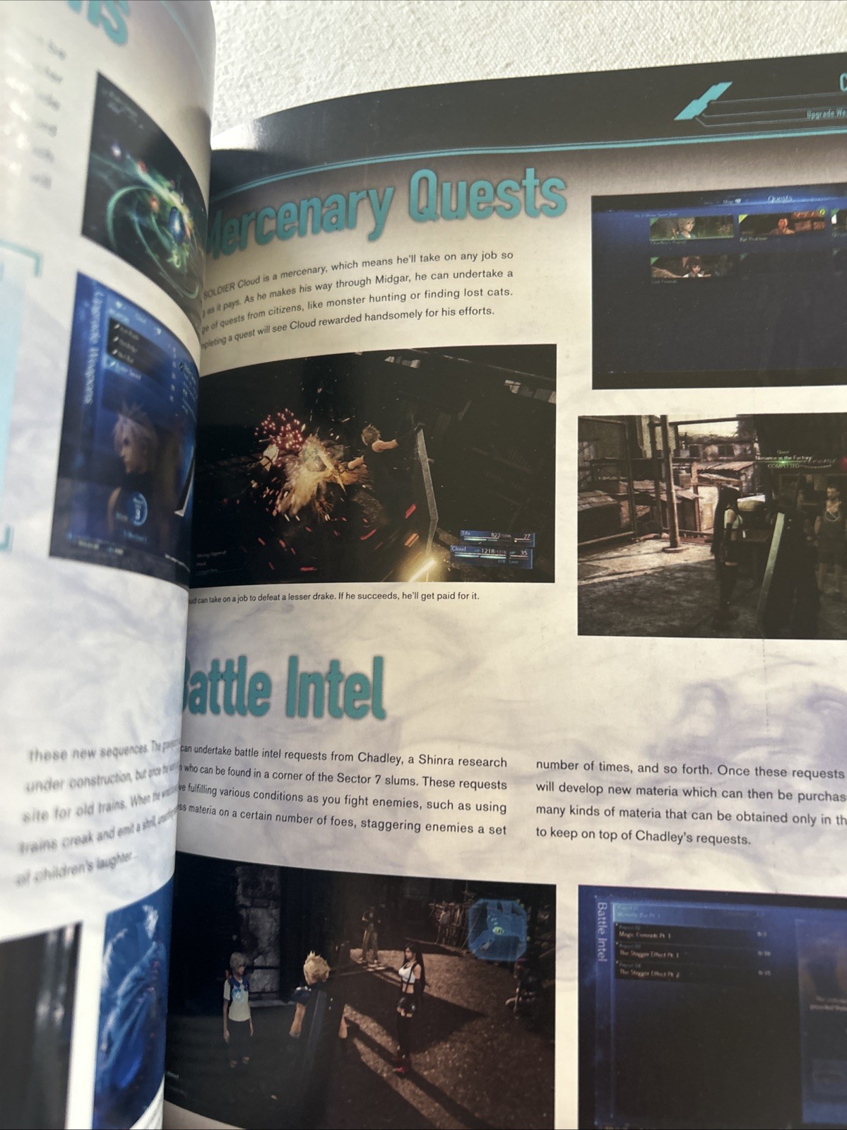 Final Fantasy VII Remake World Preview Hardback Art Book Br6