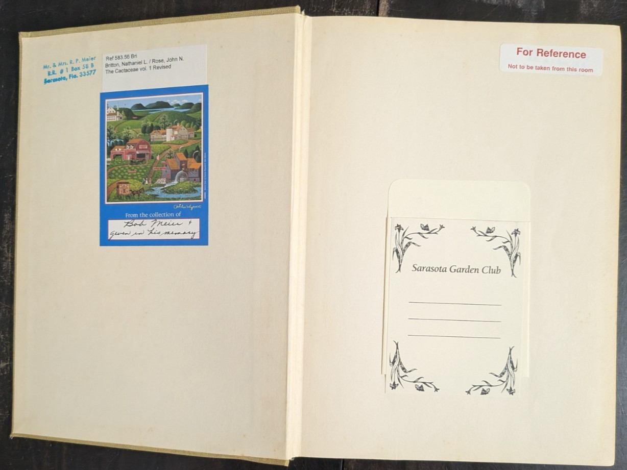 The Cactaceae by NL Britton & JN Rose HC 4 Volumes in 2 Books Set Lot Vintage
