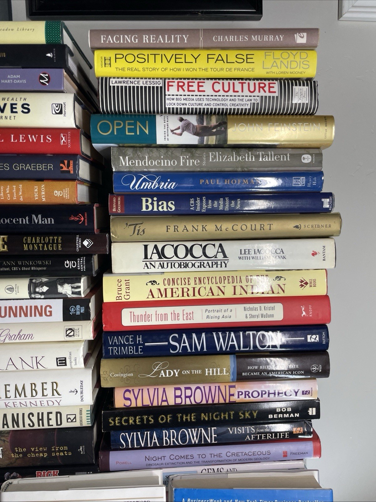 10 Pounds Assorted Non-Fiction Hardcover Books Mass Market Various Sub Genres