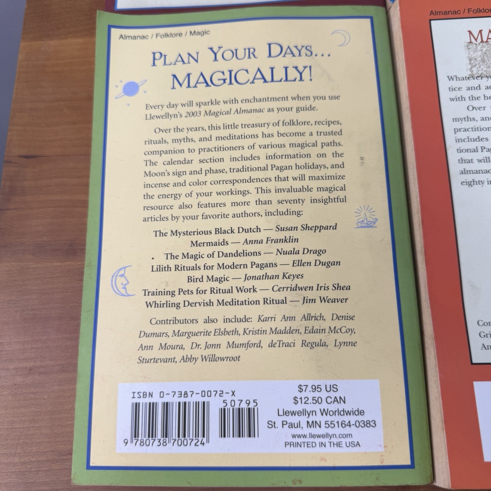 Llewellyn’s Magical Almanacs Years 2000-2006 Missing 2004 Bundle Of 6