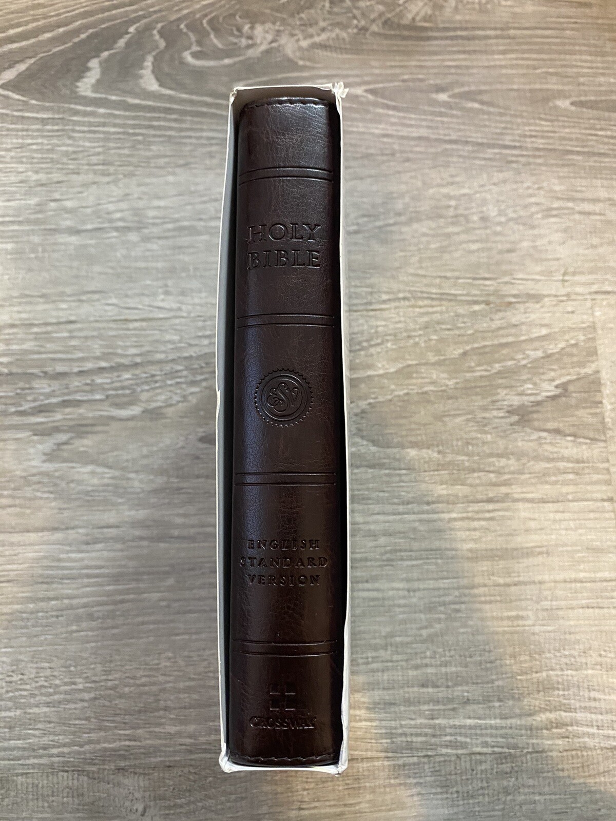 ESV Personal Reference Bible English Standard TruTone Brown/Walnut New Open Box
