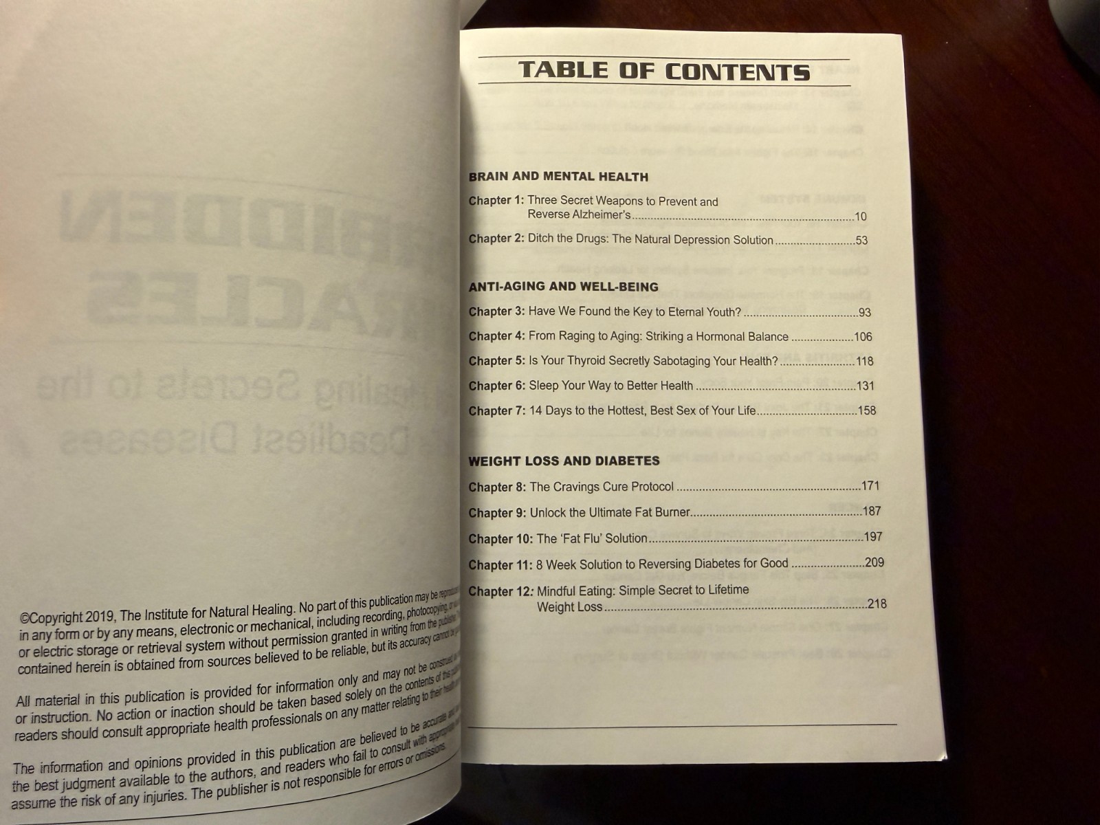 2 PB Lot: Forbidden Miracles & Natural Healing Encyclopedia Alternative Medicine