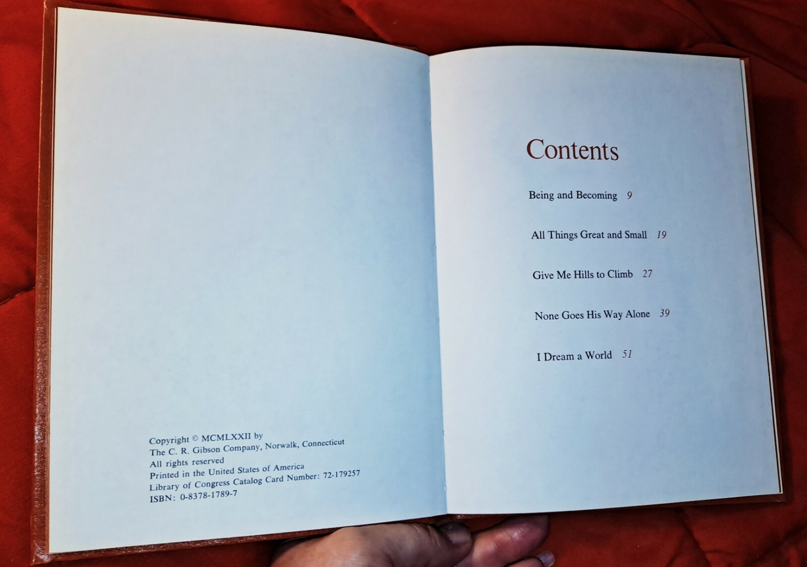 To See a World in a Grain of Sand by Caesar Johnson, 1972, 61 pages, Hardcover