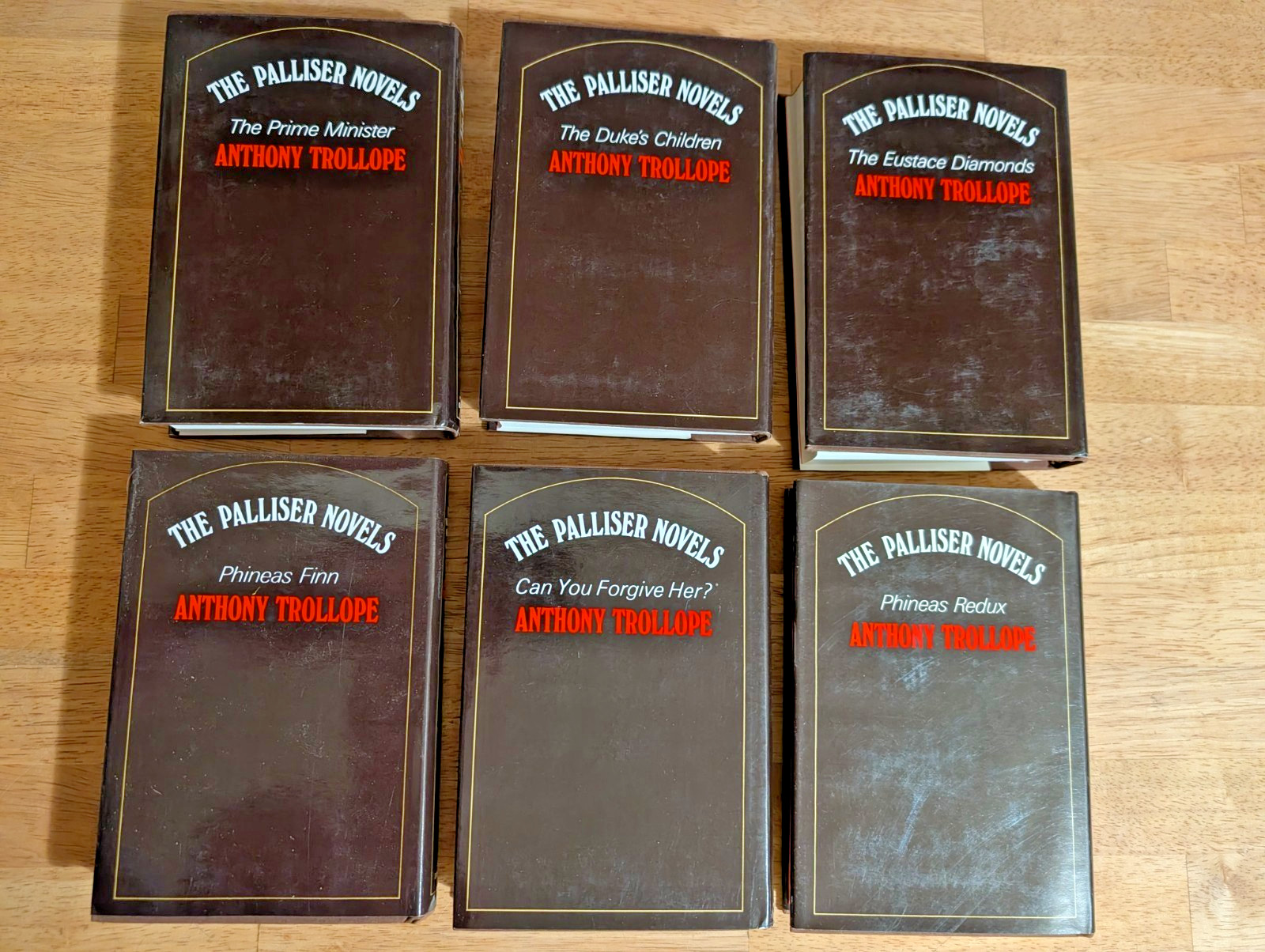 The Palliser Novels 6 Volumes Hardcover by Anthony Trollope Oxford University