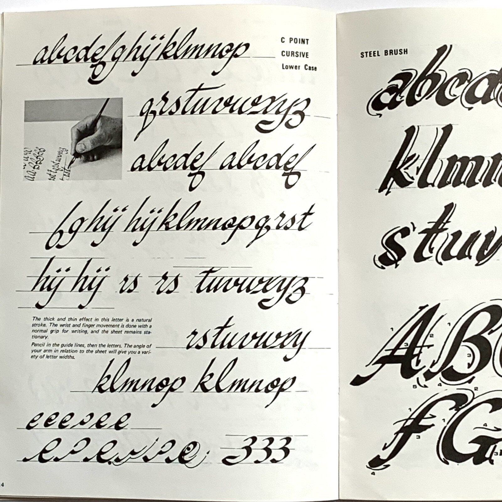 Vintage How To Draw Calligraphy & Lettering/1 1989 by Al Mack 31 Pages Bonus