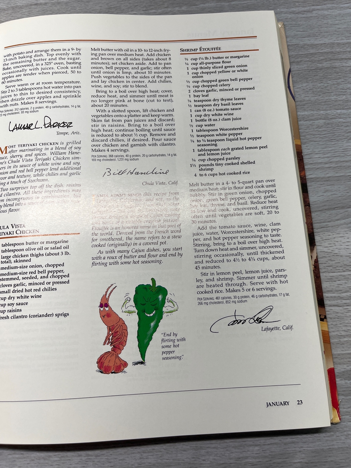 1989 Sunset Magazine Recipe Annual Cookbook All Recipes from 1988 Magazine