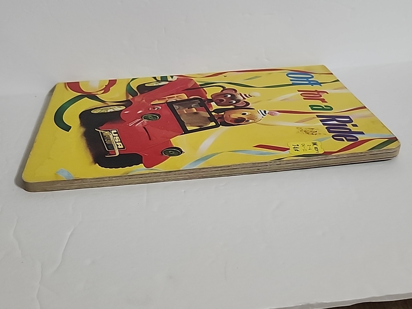 Vintage 1973 Froebel-Kan OFF FOR A RIDE 1st Edition Board Book Toys