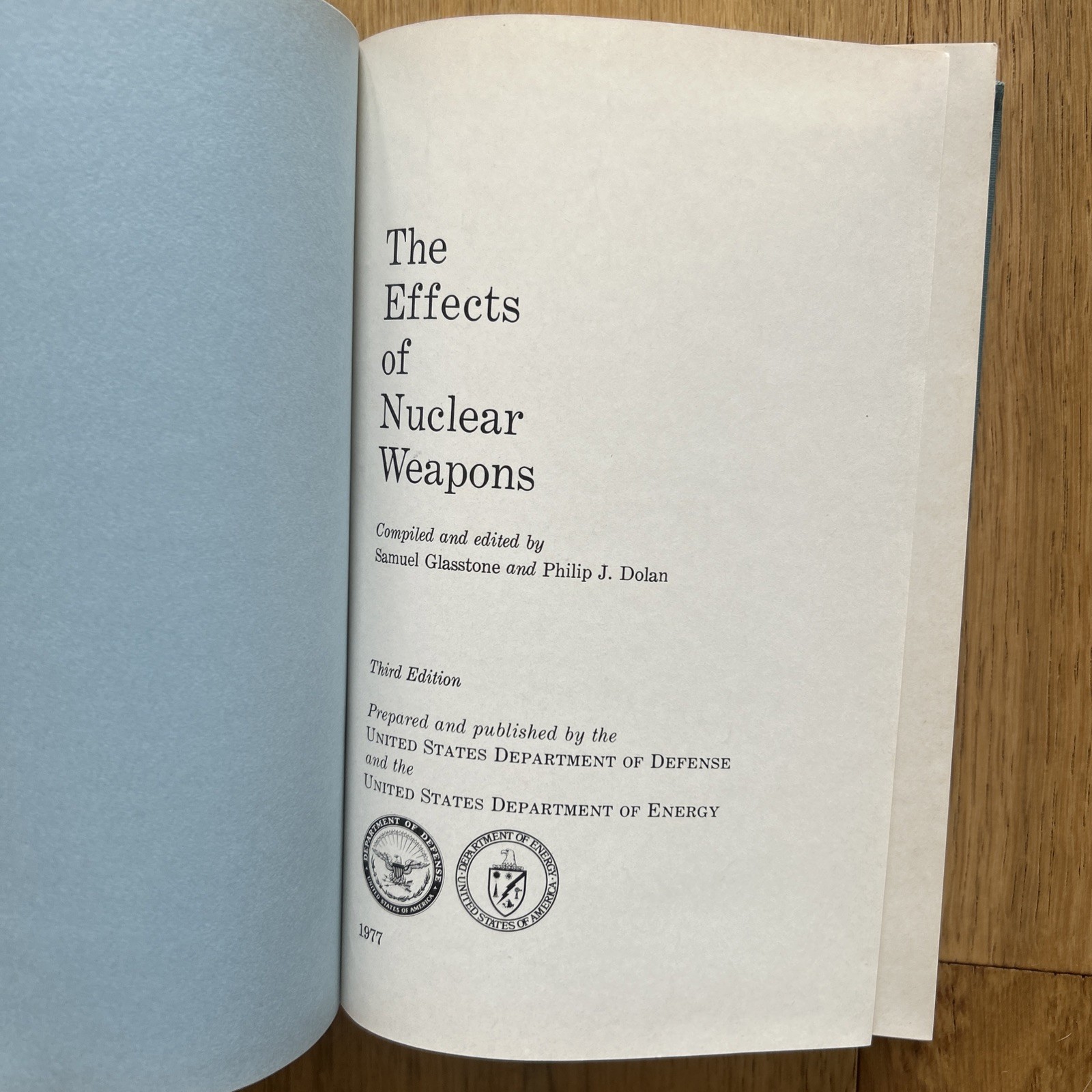 The Effects of Nuclear Weapons by Samuel Glasstone 3rd Ed 1977 with ‘computer’