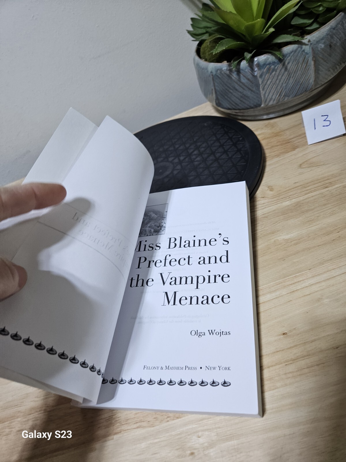 Miss Blaine’s Prefect and the Vampire Menace by Olga Wojtas 2020 Paperback
