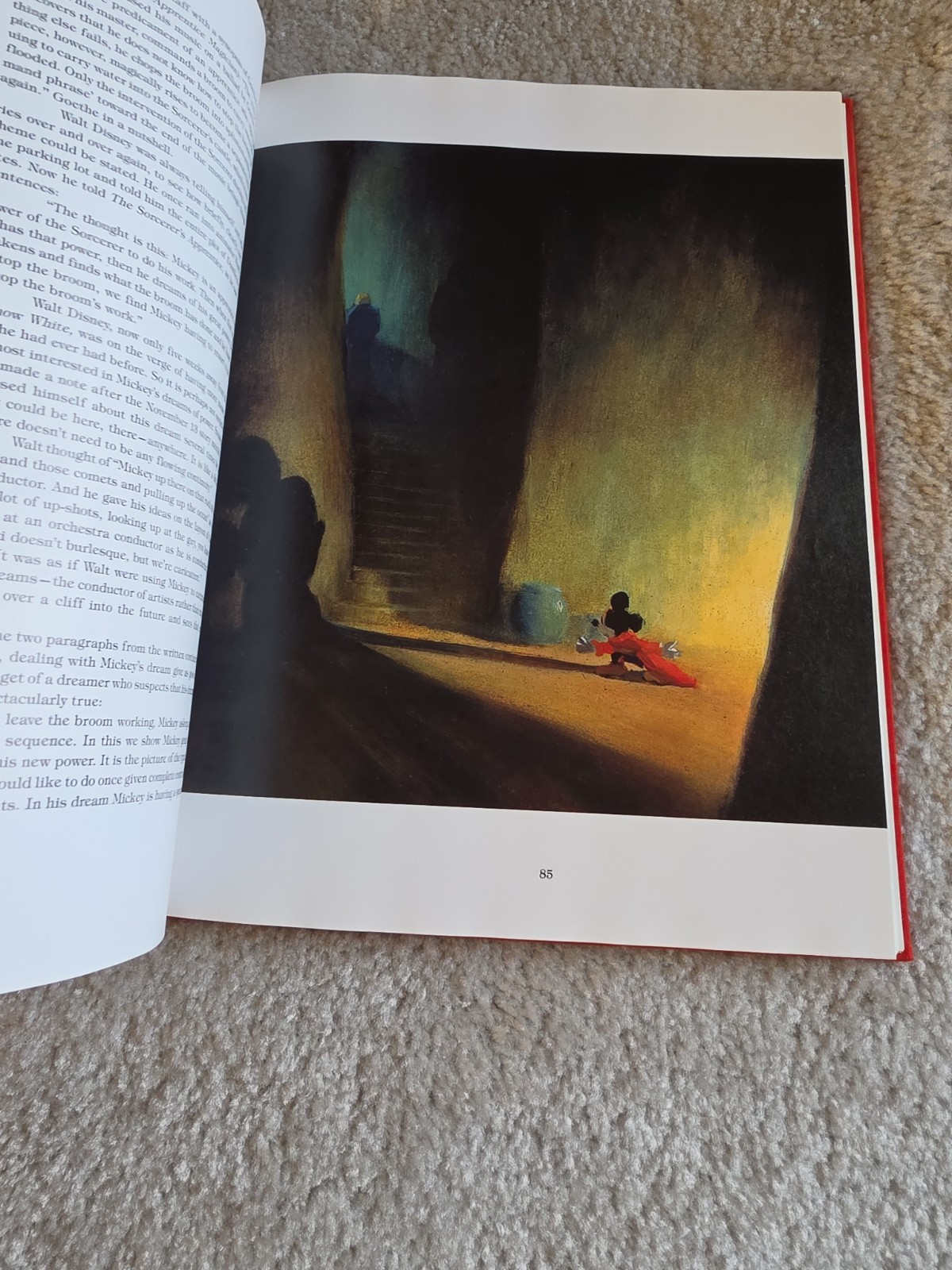 Walt Disney’s Fantasia hardcover collectible book 1987 Vintage