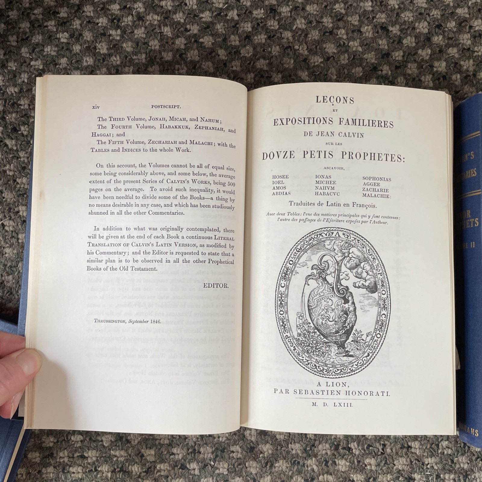 Calvin’s Commentary on Minor Prophets 5 Volume Set Eerdmans Hardback