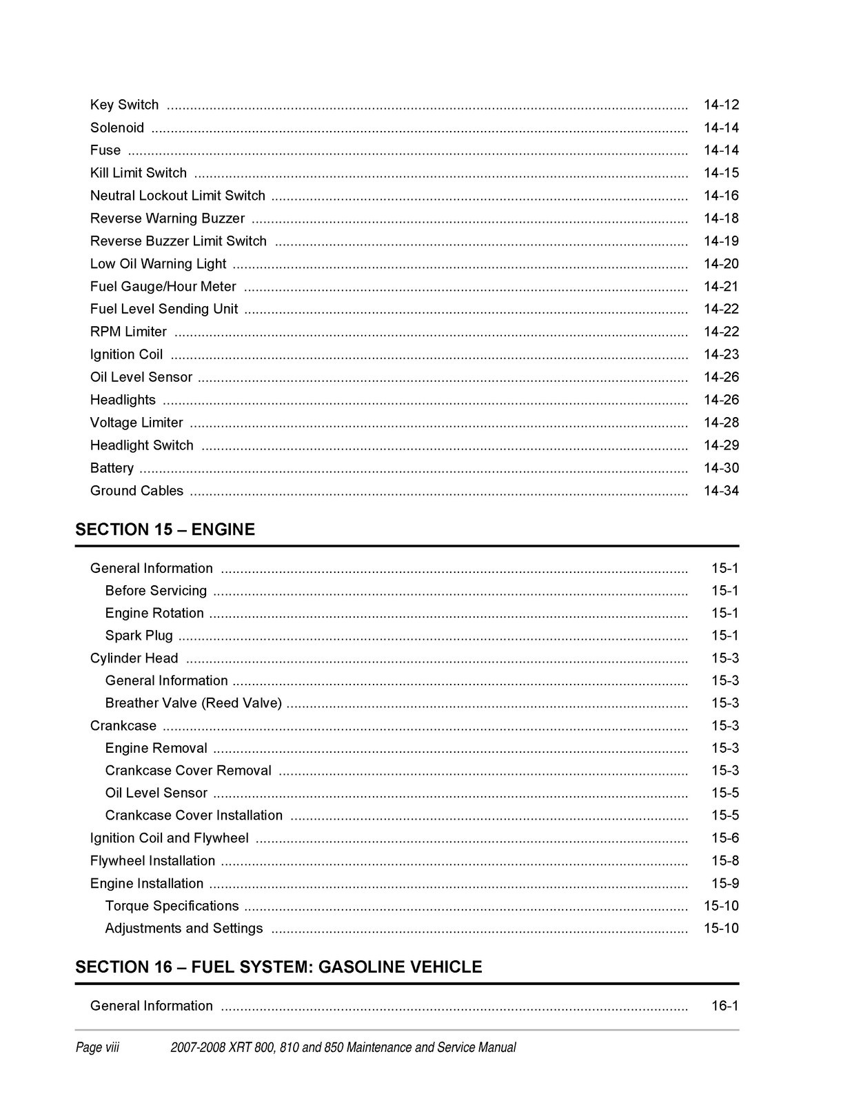 CLUB CAR XRT 800 810 850 Maintenance And Service Manual 2007-2008 – WIRE BINDER