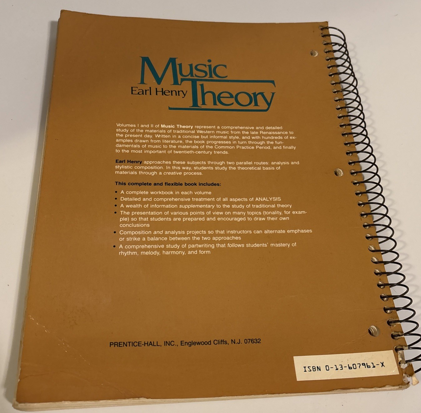 MUSIC THEORY By Earl Henry