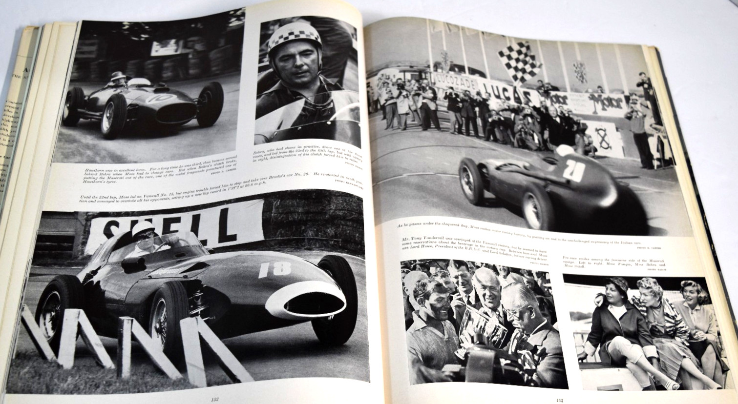 AUTOMOBILE YEAR No. 5 ~ 1958 Edition ~ 224 Pages with Foldout Poster *Good*