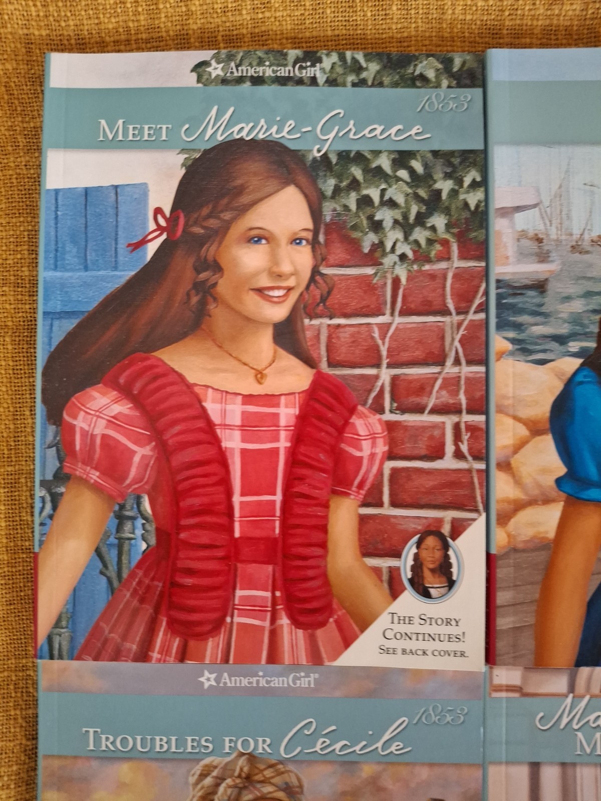 Cecile and Marie-Grace American Girl Doll Book Box Set Collection 6 Books EUC