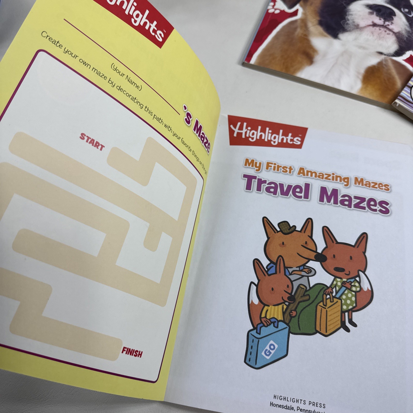 Coloring Activity Book Lot Of 3 Highlights Mazes Precious Moments Cats Dogs