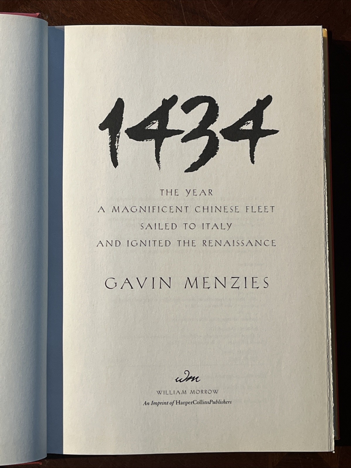1434 by Gavin Menzies (2008, Hardcover, First Edition/1st Printing, Dust Jacket)