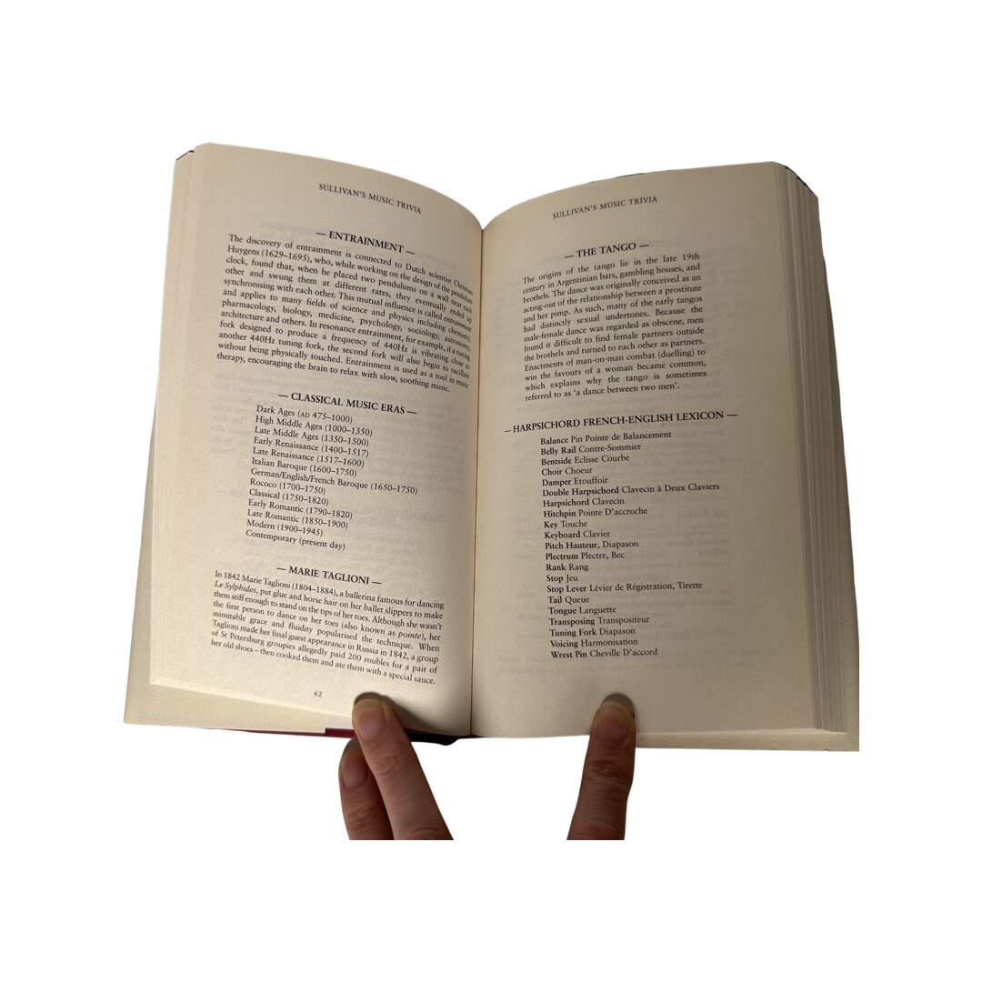 Sullivan’s Music Trivia Hardcover by Paul Sullivan