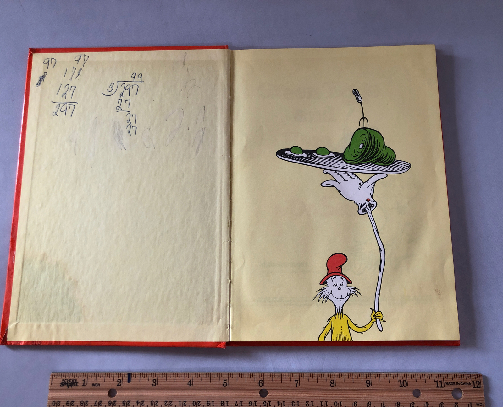 Vintage Beginner Books; Green Eggs and Ham by Seuss 1960, Hardcover