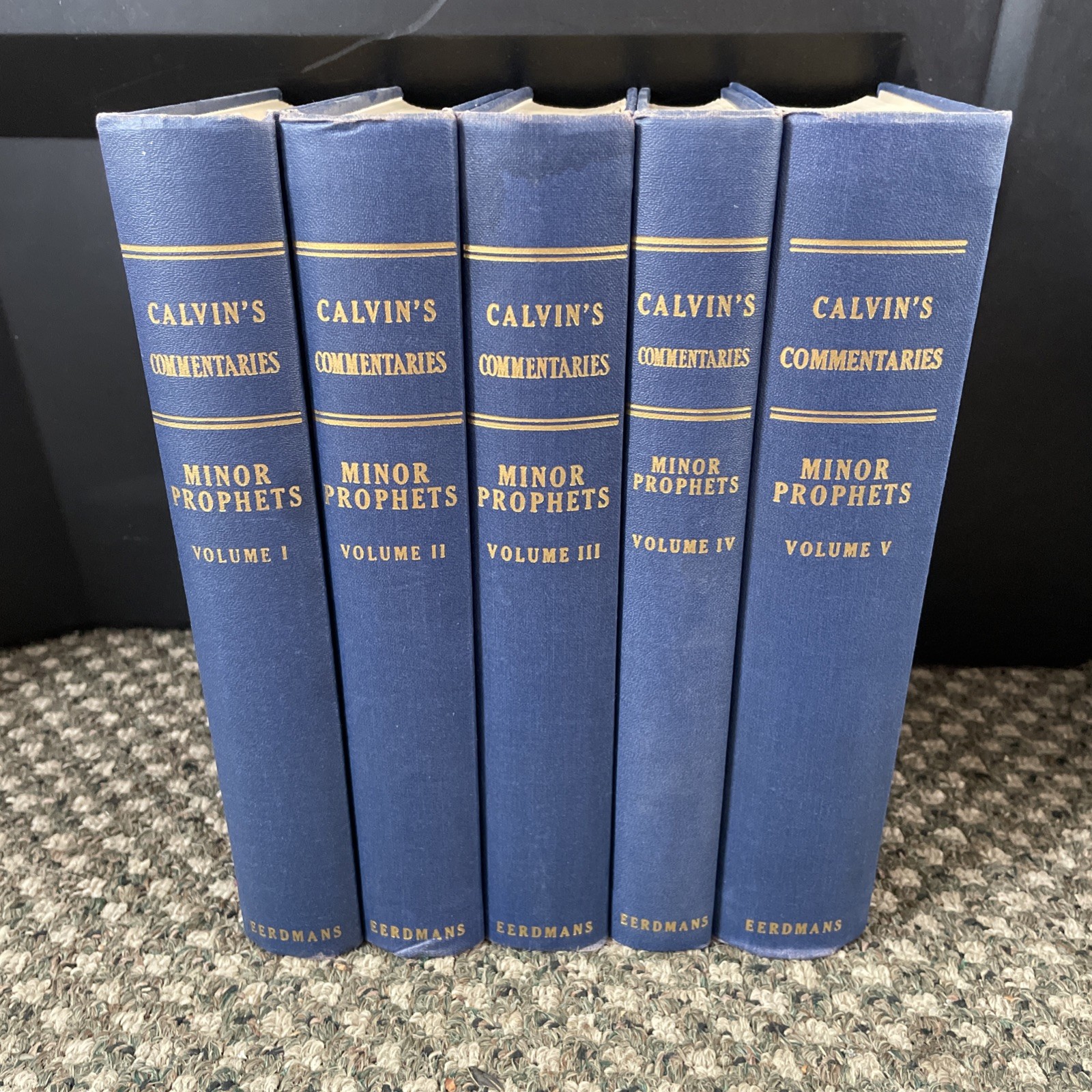 Calvin’s Commentary on Minor Prophets 5 Volume Set Eerdmans Hardback