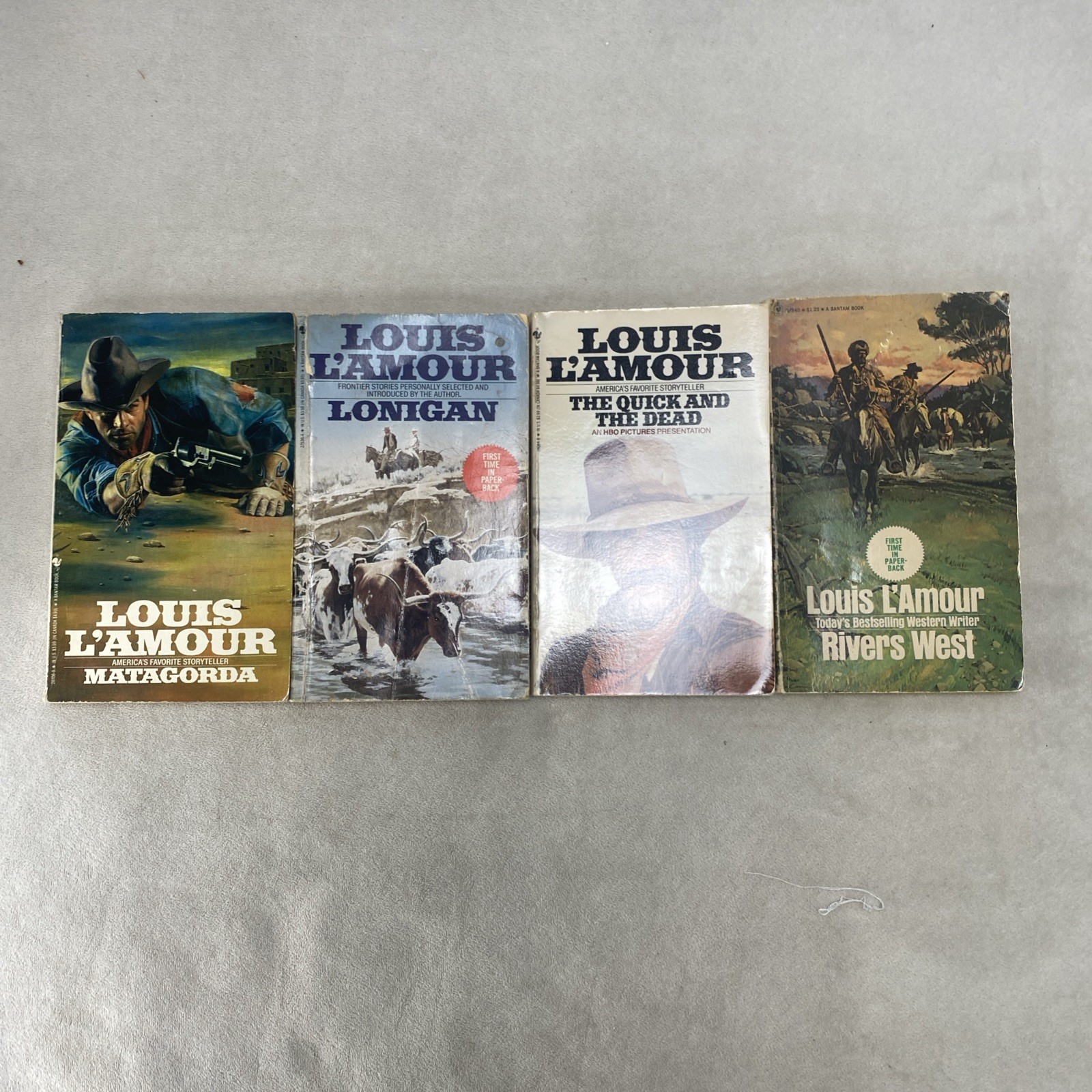 Louis L’Amour Lot of 20 Paperback Books Bantam Sackets Mixed Lot Westerns