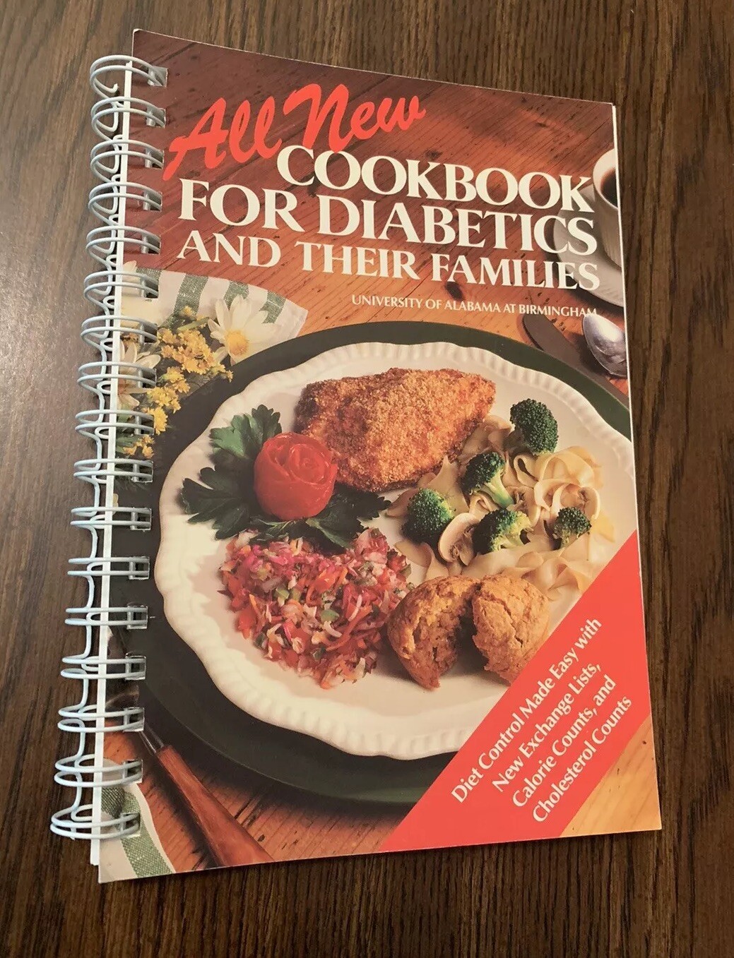 Cookbook for Diabetics and Their Families paperback spiral Recipes 234 pages