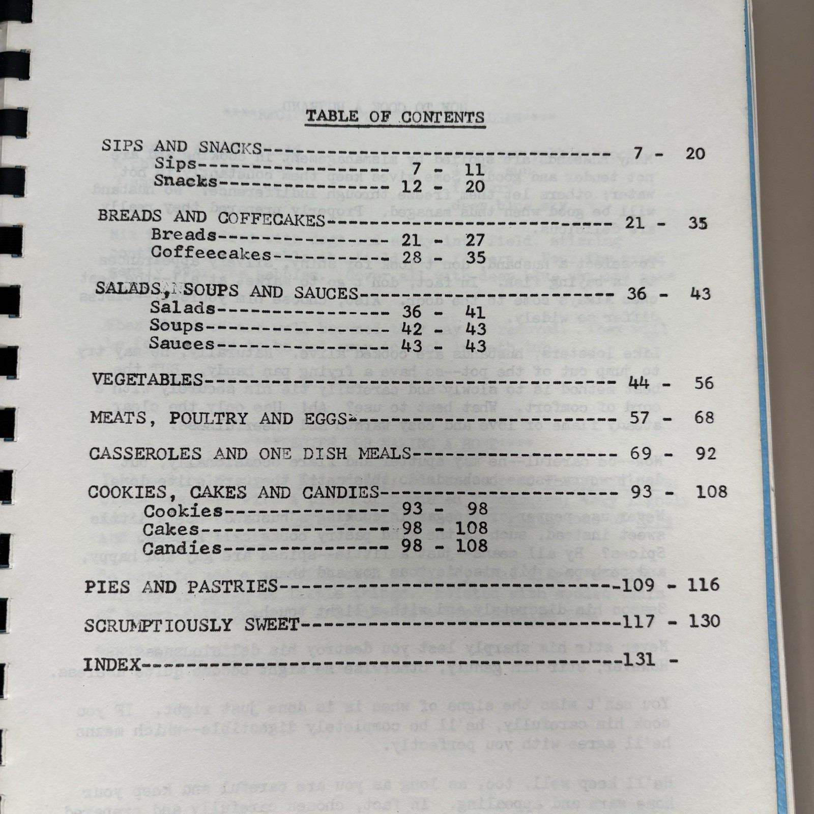 McConnell AFB, Kansas, Officers Wives Club Cookbook. 1980’s 136 Pages.