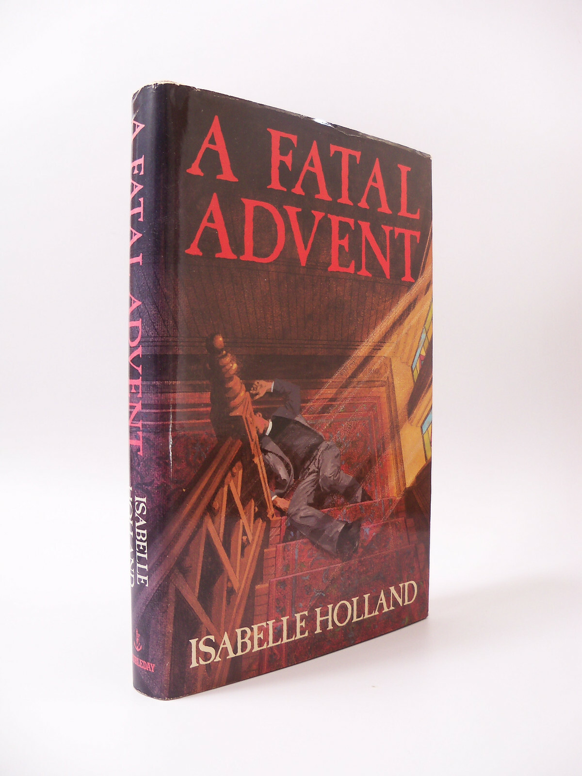 A Fatal Advent by Isabelle Holland Signed 1st Edition (1989, Hardcover)