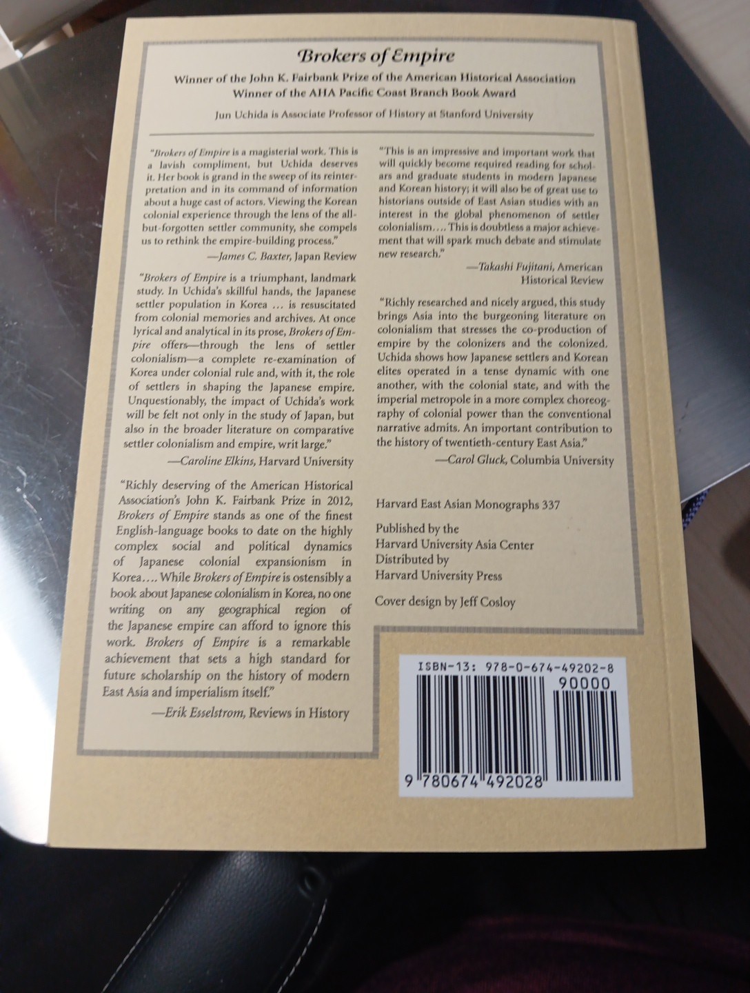 Brokers of Empire : Japanese Settler Colonialism in Korea, 1876-1945 by Jun…
