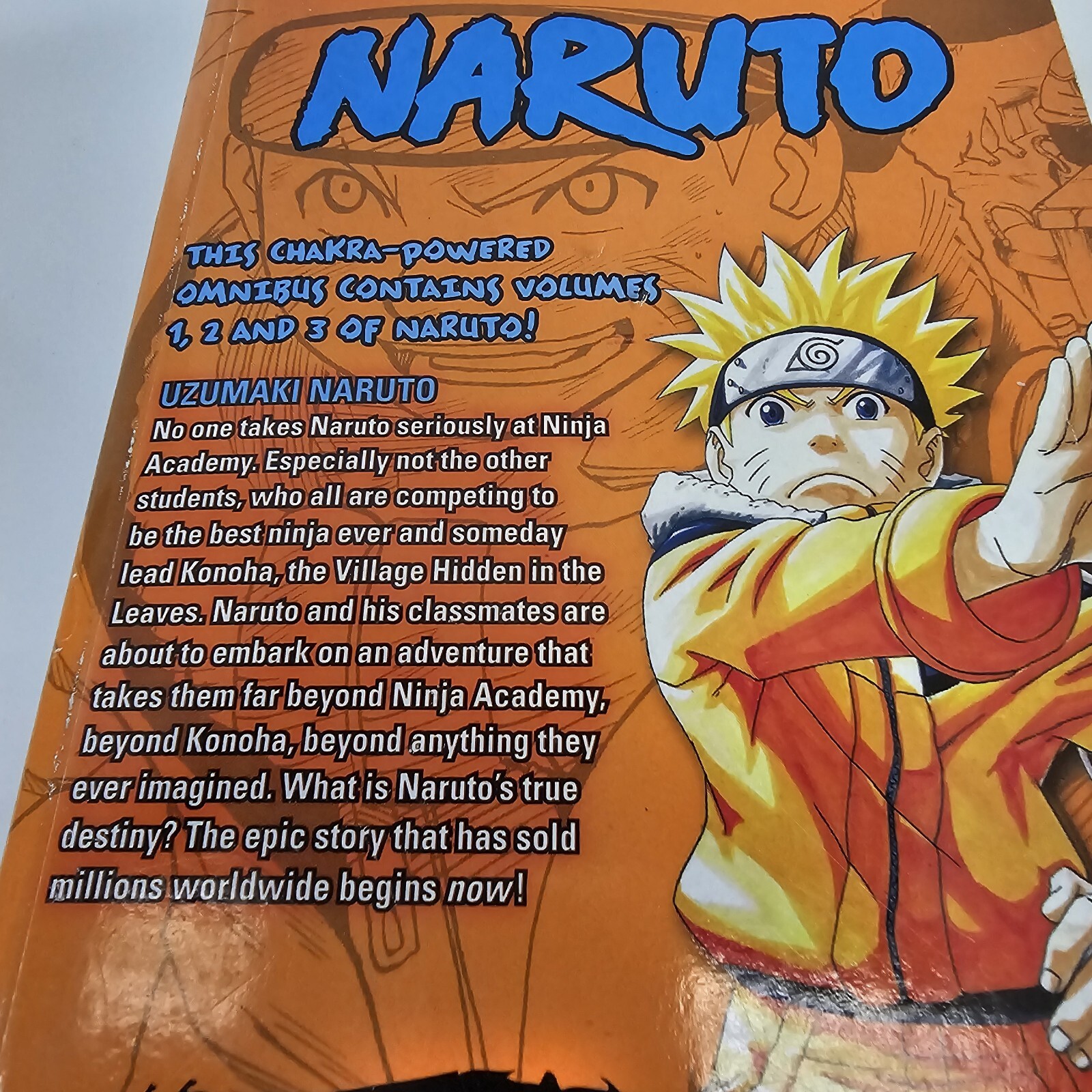 Naruto: 3-in-1 Edition (1-2-3) Volume 1 English Omnibus Manga Shonen Jump Viz