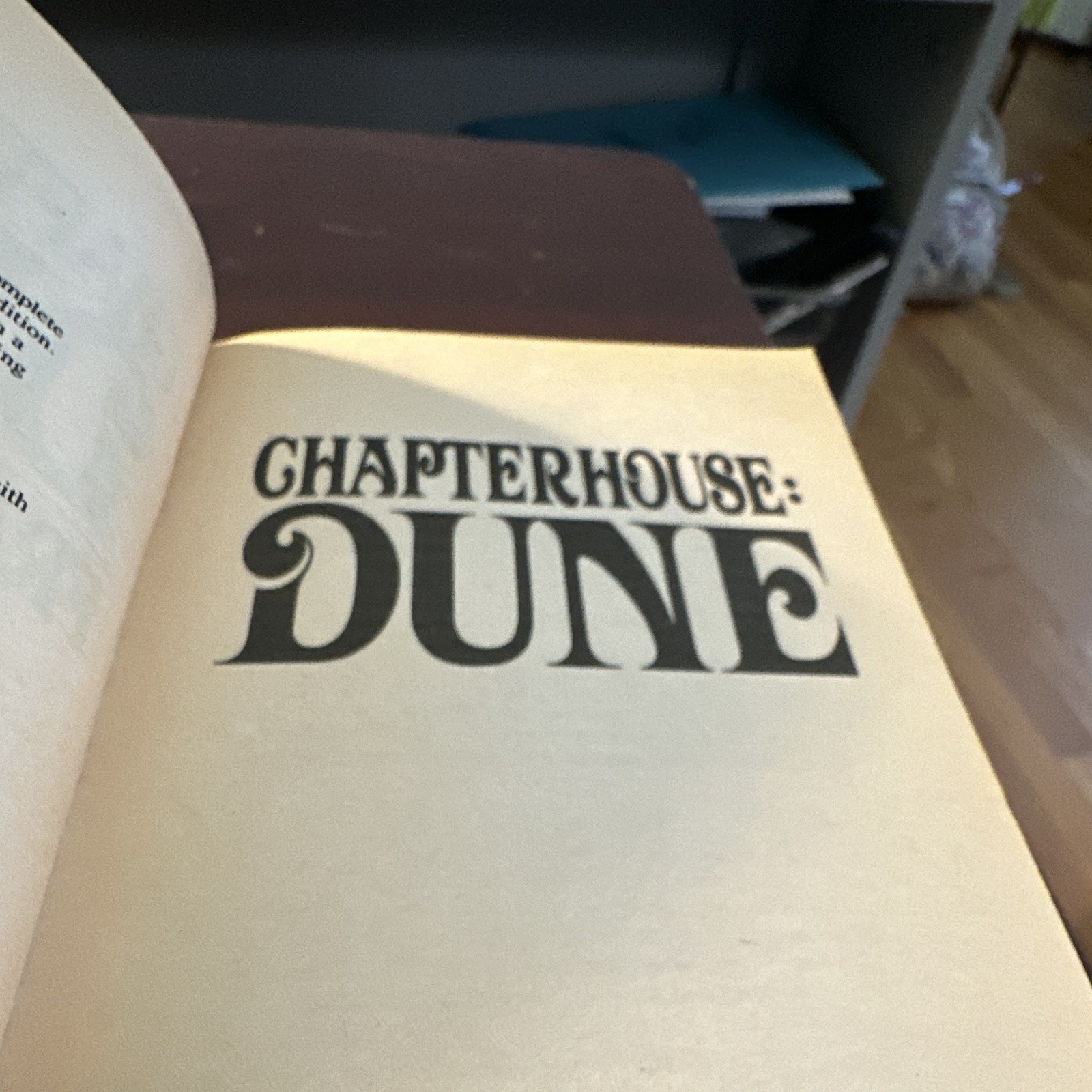 Ace Books Dune Chronicles Chapterhouse: Dune Frank Herbert Paperback 1985