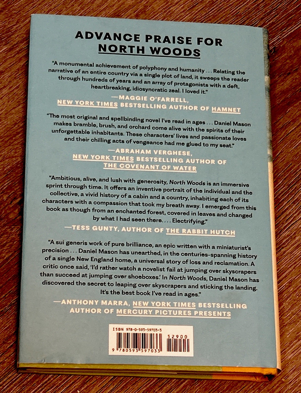 North Woods: A Novel – Hardcover First Edition Later Printing