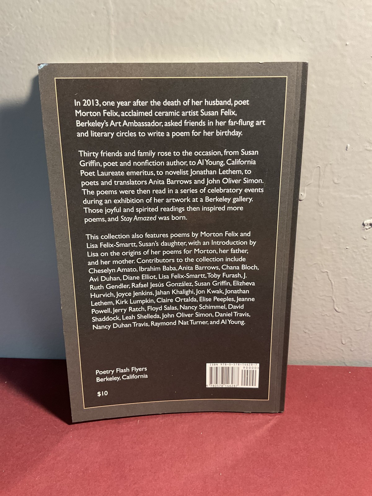 Stay Amazed Poetry Anthology Signed Inscribed Morton N. Felix Lisa Felix-Smartt