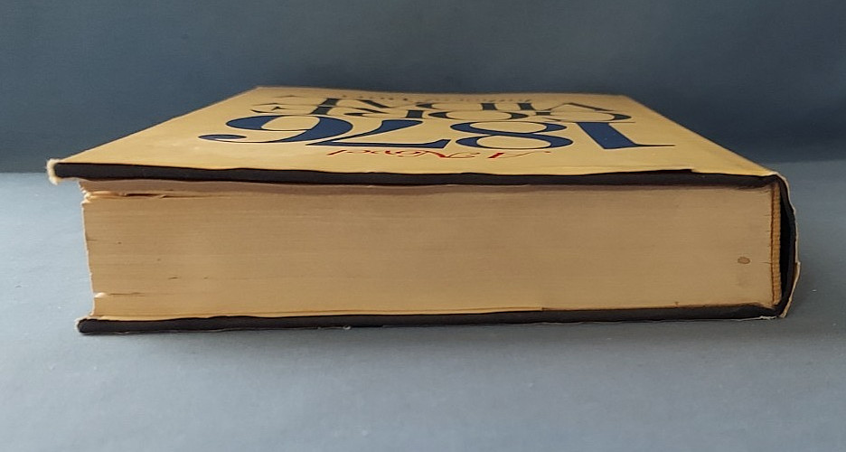 1876 A Novel By Gore Vidal, 1976, 1st Edition, Vintage, Hardcover