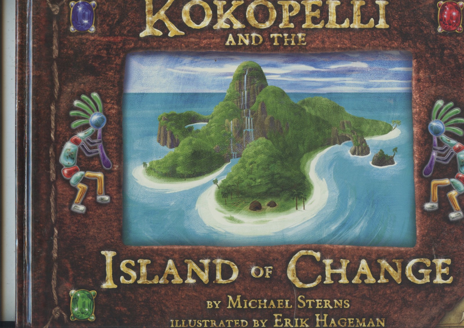 SIGNED “KOKOPELLI AND THE ISLAND OF CHANGE” CHILDREN’S BOOK (60 PAGES, NICE)