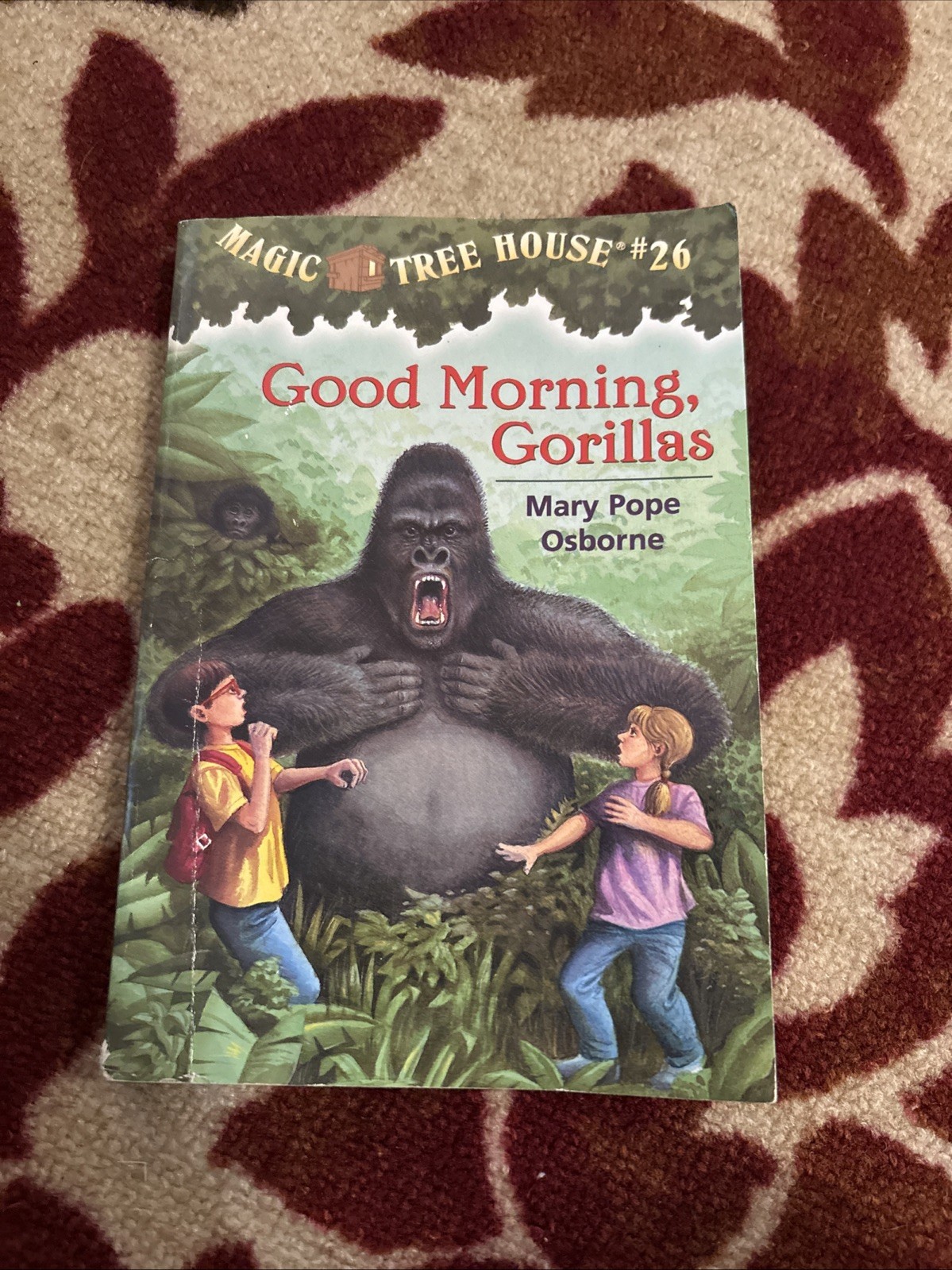 Good Morning, Gorillas by Mary Pope Osborne (2002, Mass Market)