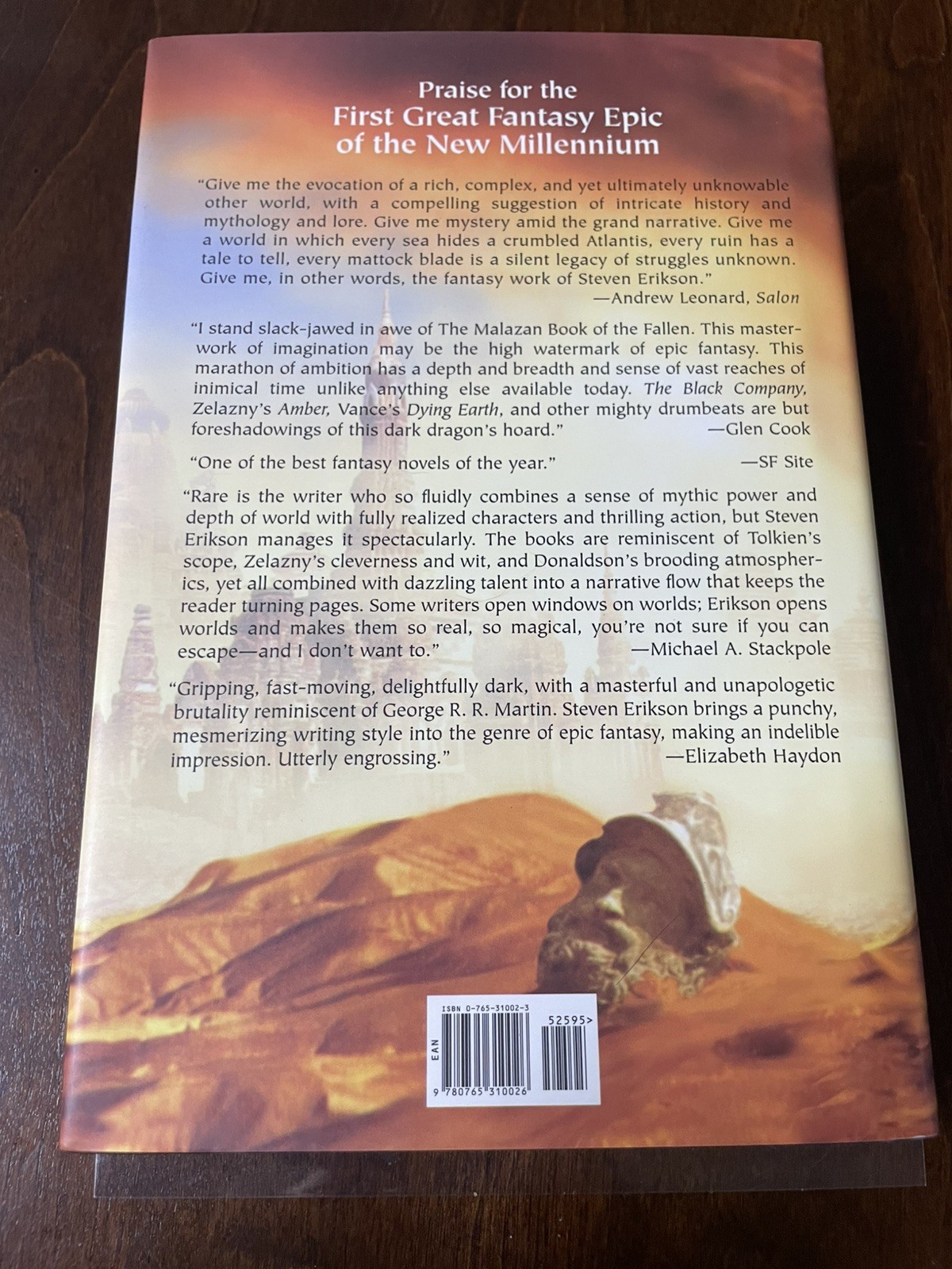 Malazan: Deadhouse Gates by Steven Erikson 2005 TOR 1st Edition/1st Printing HC