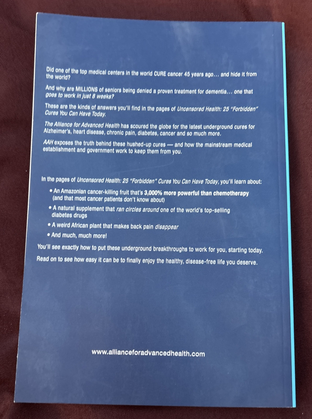 25 “Forbidden” Cures: Uncensored Health You Can Have Today Vol. 2 PB Book