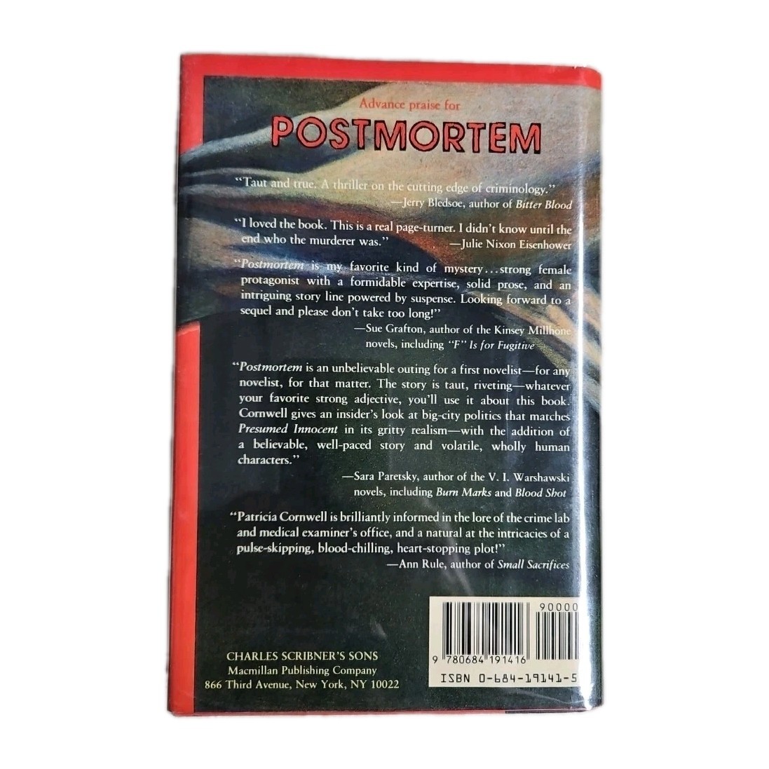 Postmortem by Patricia Daniels Cornwell First Ed Dr. Kay Scarpetta Debut HC/DJ