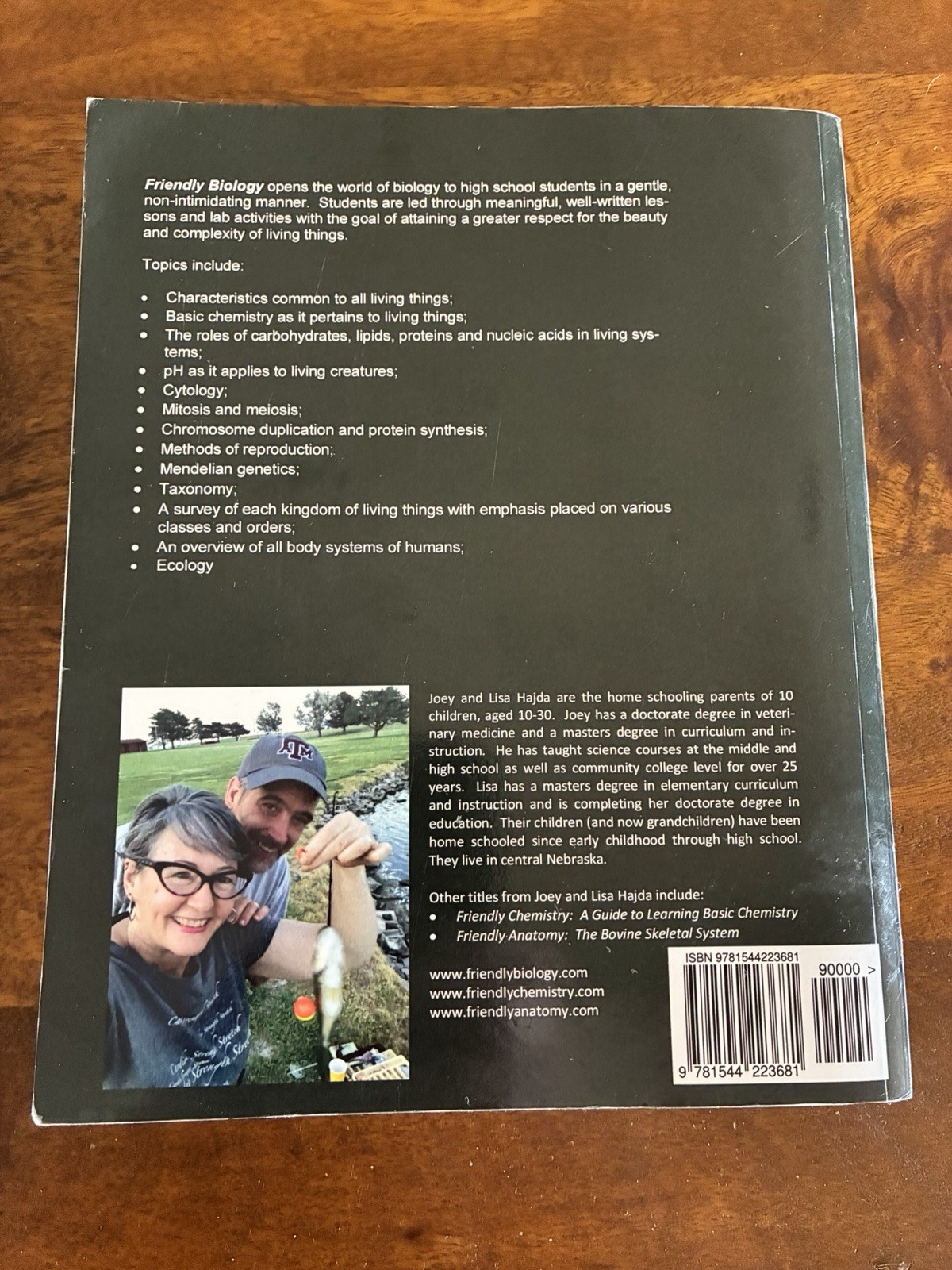 Friendly Biology (Christian Worldview Version) Joey Lisa Hadja PB Textbook