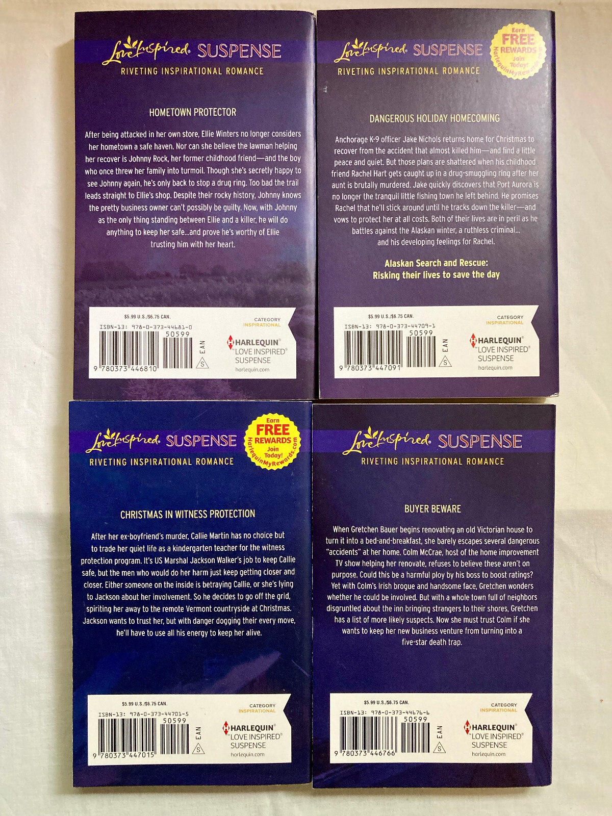 Love Inspired Suspense Books Lot (18 Books) (2015) Like NEW – FREE SHIPPING