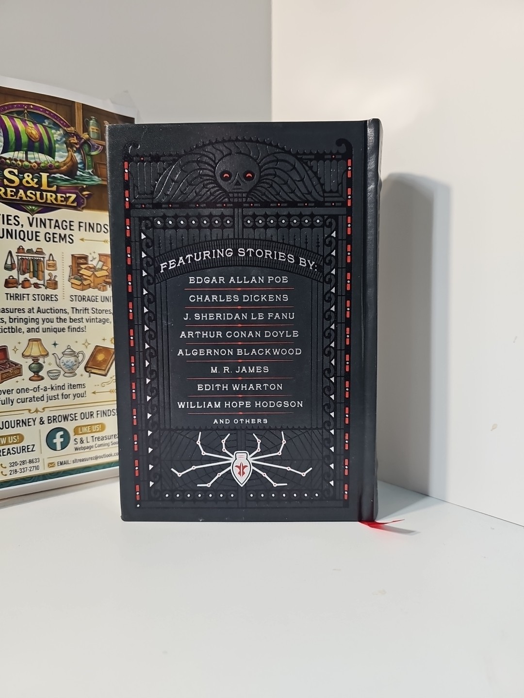 Classic Ghost Stories, Barnes & Noble, 2017, Bonded Leather, LNC, Silver Gilded
