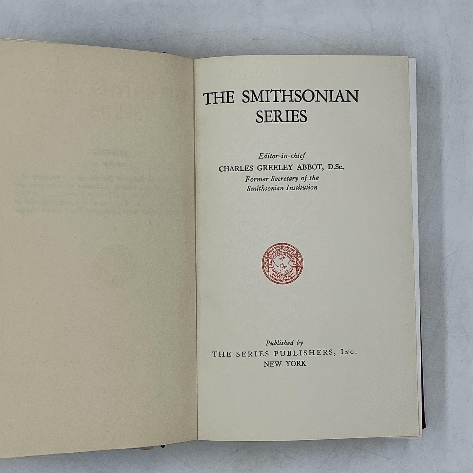 Vintage The Smithsonian Series 10 Vol Set Abbot True Series Pub HC 1949 USA
