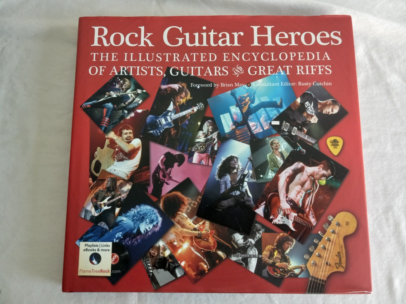 ROCK GUITAR HEROES: by Brian May and Rusty Cutchin c2018 Hardcover