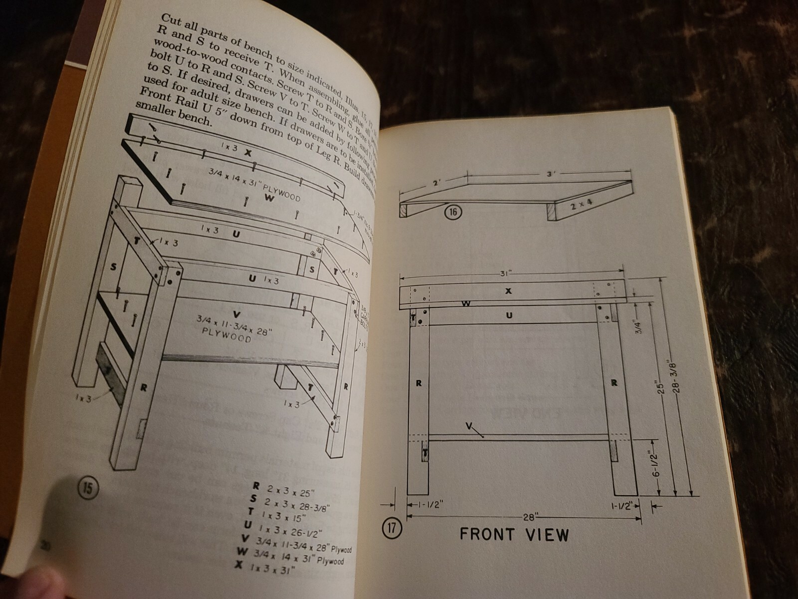 How to Build Workbenches, Sawhorse Tool Chests, And Other Projects 1970