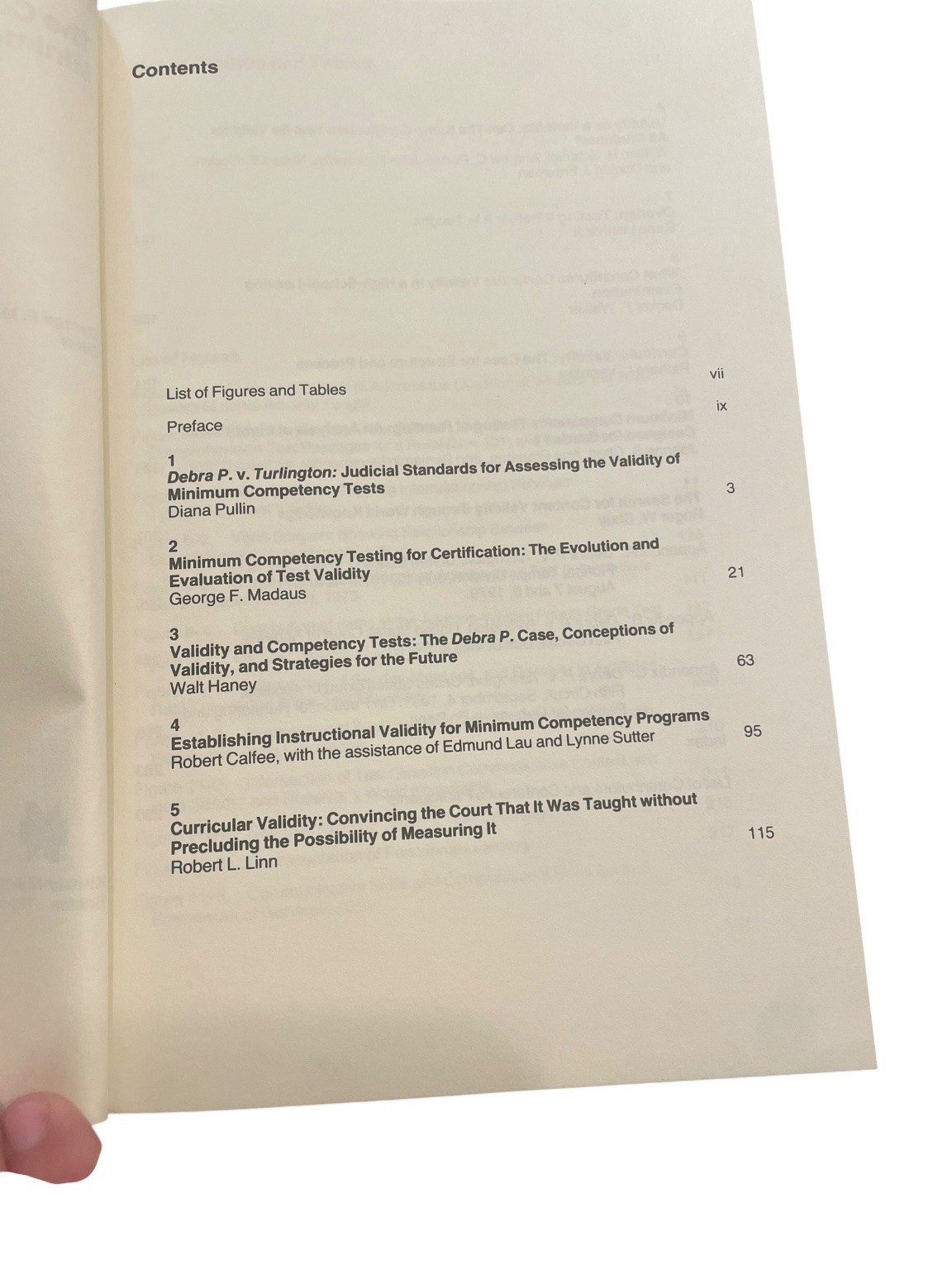 The Courts, Validity, & Minimum Competency Testing Madaus 1983 Hardcover