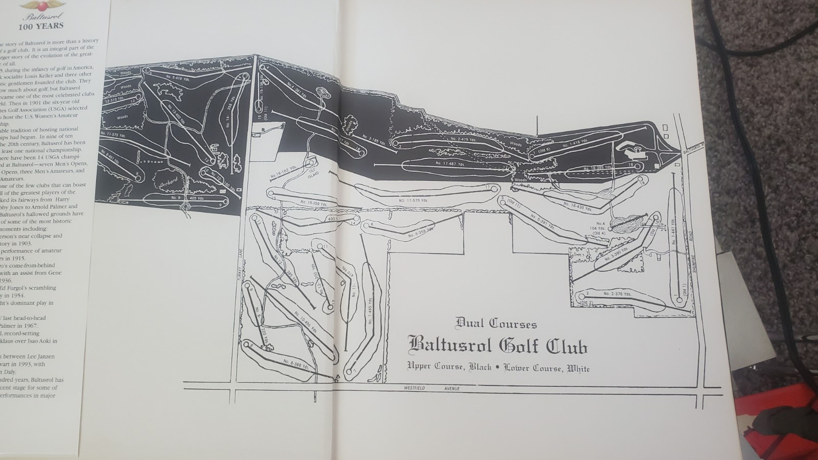 BALTUSROL 100 YEARS: THE CENTENNIAL HISTORY OF BALTUSROL Richard C. Wolffe GOLF