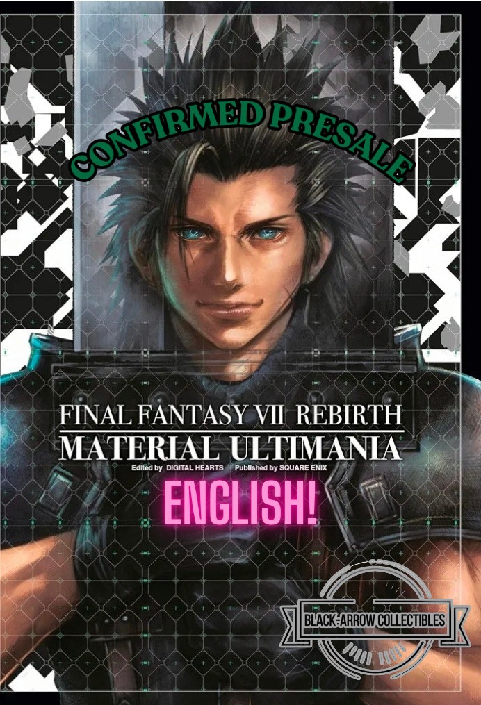 Final Fantasy VII Rebirth Material Ultimania HC Art Book English PRESALE CONFIRM